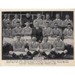 LEICESTER Team photo card Leicester City 1937/38. Good