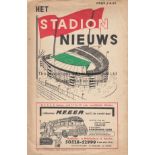 ECWC FINAL 1963 / TOTTENHAM Programme Tottenham Hotspur v Atletico Madrid European Cup Winners'