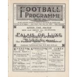 EVERTON - BURY 1930-31 Everton home programme v Bury, 1/1/1931, ex bound volume. Generally good