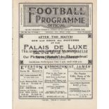 EVERTON - STOKE 1930-31 Everton home programme v Stoke, 22/11/1930, also covers Liverpool Reserves v