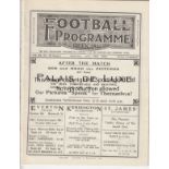 EVERTON - BURNLEY 1930-31 Everton home programme v Burnley, 18/4/1931, a very difficult season to