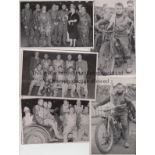 WIMBLEDON SPEEDWAY Twenty four postcard sized photographs of Wimbledon Speedway team 1954 when