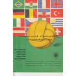 1954 WORLD CUP Official autograph album booklet for the 1954 World Cup, multi lingual and printed in