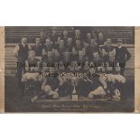 CRYSTAL PALACE A black & white team group postcard 1907/8 issued by j. Russell & Sons of Crystal