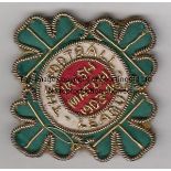 FOOTBALL LEAGUE BADGE 1903-04 Excellent embroidered cloth badge with pin clasp on reverse. The front