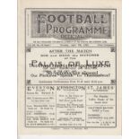 EVERTON - BRISTOL CITY 1930-31 Everton home programme v Bristol City, 6/4/1931, only the second home