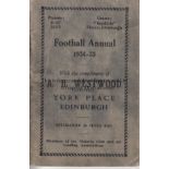 SCOTTISH FOOTBALL ANNUAL 1934-35 Small format Football Annual 1934-35 given with compliments of A.