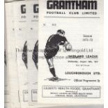 GRANTHAM 60s Fifty seven Grantham home programmes, 15 x 67/8, 13 x 68/9, 15 x 69/70, 9 x 70/71 and 5
