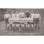 1923 CUP FINAL-BOLTON Postcard , Bolton Wanderers team group with players named and titled "The FA