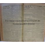 OLDHAM GREEN FINAL NEWSPAPERS A very large bound volume which appears to be complete for 1930. The