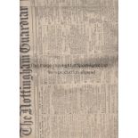 THE NOTTINGHAM GUARDIAN Three issues, 10, 12 and 19/1/1931 with extensive coverage of Notts County