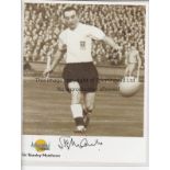 AUTOGRAPHED EDITIONS A folder containing 10 signed photograph panels of Stan Matthews, Geoff