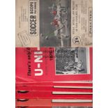 MANCHESTER UNITED A small miscellany including 8 issues of There's Only One United supporters'