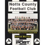 NOTTS COUNTY Two sought after publications relating to Notts County, rare hard backed edition with