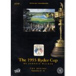 GOLF Two Golf programmes - the 1984 Open Golf Championship at St Andrew's and the 1993 Ryder Cup