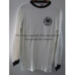 WEST GERMANY - SHIRT White West Germany long-sleeved shirt, number 3 on reverse exchanged with Colin