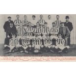 BRISTOL ROVERS 1904-05 Postcard, Bristol Rovers teamgroup 1904-05, sixteen players + officials,