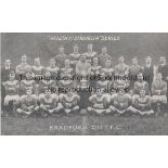 BRADFORD CITY Postcard " Health & Strength " series of the Bradford City team group from 1910/11.