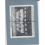 FOOTBALL LEAGUE 1950 Magazine cut out 8" x 6" picture of the Football League representative team