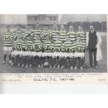 CELTIC 1907-08 Colourised teamgroup of Glasgow Celtic FC 1907-08 issued by Maclure Macdonald & Co,