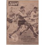 1960 FAIRS CUP Ujpest Dozsa v Birmingham City (2nd Leg) played 26 October 1960 in Budapest. The rare