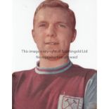 WEST HAM - MOORE Two colour pictures, one of West Ham , the other of Bobby Moore. The Moore colour