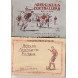 CARD ALBUMS Two Cigarette card booklets both complete - Association Footballers 1935/36 and Hints on