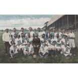 NORWICH CITY 1906-07 Colour postcard team group, Norwich City FC 1906-07, players named on