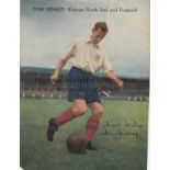 ENGLAND AUTOGRAPHS Five signed magazine pictures: 8" X 8" colour Ivor Broadis, 10" X 7" colour