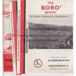 SCARBOROUGH A Scarborough miscellany 13 pre-League home programmes, 11 homes from their Football