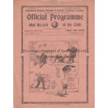 TOTTENHAM - MIDDLESBROUGH 1934 Tottenham home programme v Middlesbrough, 10/11/1934, slight fold,