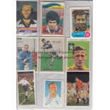 SIGNED TRADE CARDS Twenty five Signed trading cards / stickers from the 1950s – 1990s including