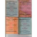 WEST FULHAM HANDBOOKS Four handbooks issued by the West Fulham Football League, 55/56, 62/3, 64/5