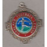 HIGHLAND LEAGUE MEDAL Highland Football League medal presented to B,Derby of Nairn County who were