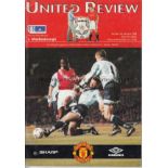 1998/9 FA CUP RUN TO THE FINAL All 14 programmes for Manchester United and Newcastle United in their