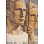 OLYMPIC GAMES 1936 Large format pictorial booklet 1936 Berlin Olympic Games, measures 13" x 10",