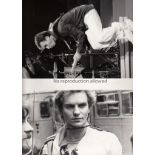 STING Four Press photos of Sting in 1985 and 1986 and one copy. Generally good