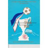 1970 CUP - WINNERS CUP FINAL Official programme, Chelsea v Real Madrid, Cup-Winners Cup Final, 19/