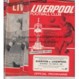 LIVERPOOL Collection of Liverpool home programmes, 65 in total, 39 x 60s including first ever FA Cup