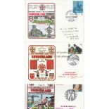 SUNDERLAND A collection of 6 Sunderland First Day covers from the 1970's and 1980's - 2 are