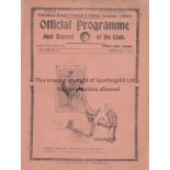 TOTTENHAM - PORT VALE 1929 Tottenham home programme v Port Vale, 9/2/1929, minor fold, slight