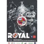 2015/16 FA CUP RUN TO THE FINAL All 12 programmes for Manchester United and Crystal Palace in