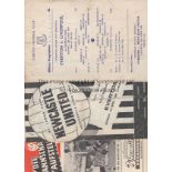 EVERTON Three Everton programmes from the 1960's - home v Liverpool 1963/64 (Liverpool Senior Cup