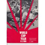 1966 FIFA WORLD CUP ENGLAND Rare 28-Page programme produced for all six group four matches played in