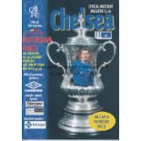 1999/2000 FA CUP RUN TO THE FINAL All 11 programmes for Chelsea and Aston Villa in their FA Cup run.