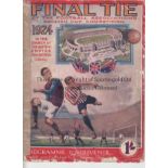 1924 FA CUP FINAL Official programme for the 1924 FA Cup Final, Newcastle v Aston Villa. The