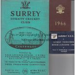 SURREY CRICKET Softback book Surrey County Cricket Club Centenary 1845-1945 , 170 pages, plus a