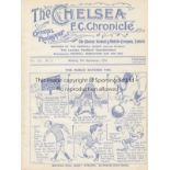 CHELSEA - LEICESTER 1924-5 Chelsea home programme v Leicester, 8/9/1924, Chelsea defeated |Leicester