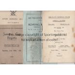 ROWING Collection of approximately twenty items relating to rowing in the 1920s and 1930s, mostly in