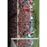 CRAIG JOHNSTON 1963 Col 12 x 8 photo, showing Craig Johnston scoring Liverpool's second goal in a